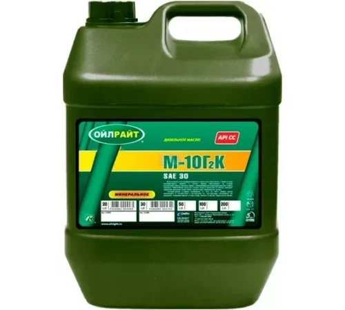 Моторное масло OILRIGHT 20 л 2500